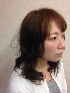 フェリシータ 緑地公園店(felicita) 外ハネOK!耳かけボブアレンジ♪ナチュラルカール甘辛セミディ