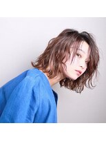 ヘアージスタ(hair JISTA) 透明感グレージュゆる波ウェーブ