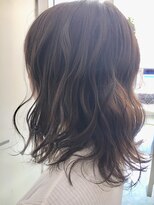 イザワ ヘアメイクサロン(izawa) 透明感たっぷり柔らかグレージュカラー