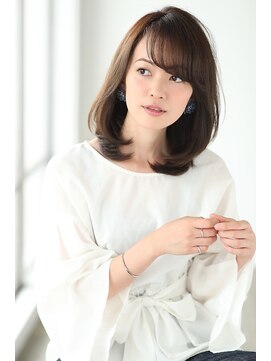 リアン(lien) デザインカラーシルキーベージュ白髪ぼかしハイライト☆自由が丘