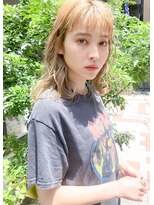 アンヘアー(UNHAIR by shiomiH)&nbsp;ゆる巻ロング×ブロンド/ゆるふわ巻き/こなれヘア/くるくる