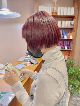 インビテーション 名古屋(invitation) ◎ボブ×ピンクバイオレット