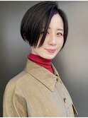 【morio池袋】綺麗でかっこいい黒髪ショート♪