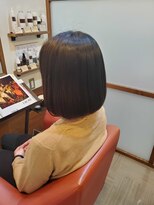 ムードコア 関内店(mu;d Coa) ストレート艶ボブ