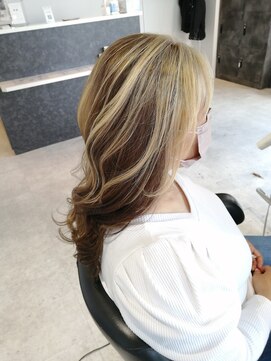 アディクト 綾瀬(ADDICT) 【ADDICT_YUKI】ハイトーンコントラストロング