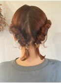 簡単ヘアアレンジ
