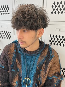 フィフス 原宿(fifth) 波巻きスパイラルツイストスパイラルパーマ刈り上げマッシュ