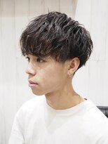 ヨシザワインク プレミアム 横浜 桜木町店(YOSHIZAWA Inc. PREMIUM)&nbsp;メンズツイストスパイラルマッシュツーブロックショート