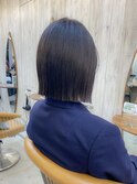 黒髪可愛い切りっぱなしボブ【久保田夢美】横浜ショコラアッシュ