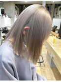 ミルクティーベージュダブルカラーケアブリーチインナーカラー