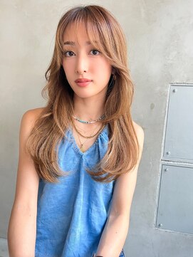エース (ACE) ACE 横浜 ハイブラウン×レイヤーカット