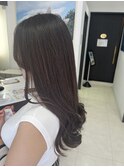 ツヤ髪ロング×ダークブラウン×髪質改善
