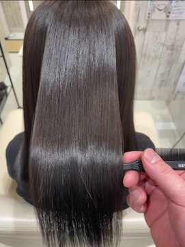 エスト 幕張本郷(est.) レイヤーカットボブルフネビージュ小顔ワンレンこなれミディ黒髪