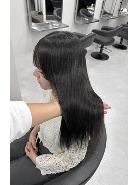 ベレーザシェルト(Beleza scelto) 10142黒髪アッシュブラック髪質改善透明感カラーストレート