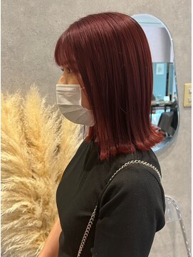 ジーナ 福岡藤崎(Zina) [Zina藤崎]髪質改善/こなれミディ/韓国ヘア/前髪/顔周り