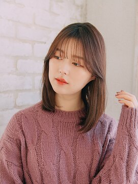 ブール 千歳烏山(bool) ナチュラルミディアムシースルーバング