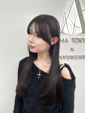 アマトウキョウ アユンチェ(AMA TOKYO×AYUNCHE) 韓国ヘア/韓国スタイル/縮毛矯正/髪質改善/レイヤーカット