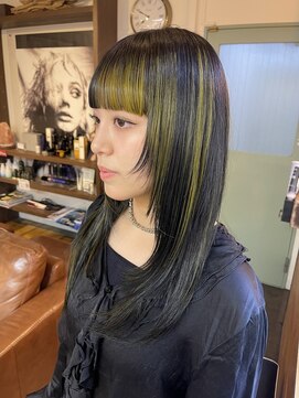 コレット ヘアー 大通(Colette hair) デザインカラー/ハイライト/顔周りレイヤーカット