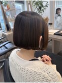 内巻きボブ