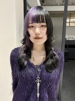 ノブレス ノアール(NOBLESSE NOIR)&nbsp;ステップカット/レイヤーカット/デザインカラー/ラベンダー