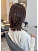 大人可愛い20代30代40代50代外ハネミディアムヘア◎