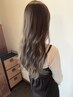 【ブリーチなし】透け感Wカラー＋トリートメント￥15,000