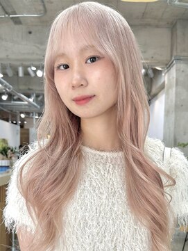 カシェル(cashel kishaba) ホワイトピンクベージュ