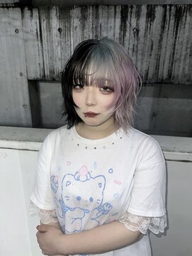 ゲーム 渋谷店(GAME) ホワイトグレージュ/デジタルパーマ/チェリーブラウン/渋谷