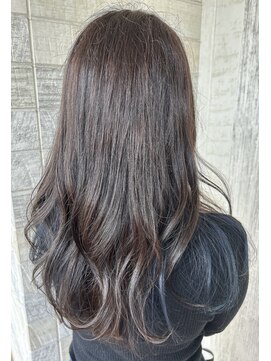 アンソレイユ ヘアー ガーデン(ensoleille hair garden) ブルー×グレージュ