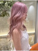 【kira】ペールピンク/ピンクカラー/ブリーチ2回～