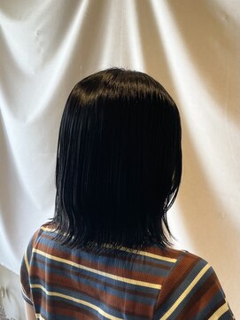 ココカラヘアー ニコ(cococara hair nico) ミディアム/ストレート/ブラック