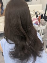 アマトウキョウ アユンチェ(AMA TOKYO×AYUNCHE) 韓国ヘア 透明感カラー 2wayバング レイヤーカット 顔周り