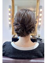 コワファースト  させぼ五番街店(COIFF1RST)&nbsp;サイド編み込みシニヨンarrange★