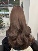 ブリーチなしダブルカラーで作るマロンベージュ♪10代20代30代