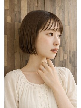 リゾートヘア(Resort Hair) ☆抜け感◎ミルクティーボブ☆【根津/千駄木/東大前】
