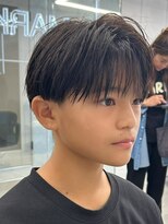 エルマーク 京都駅前(L-MARK)&nbsp;マッシュヘア/黒髪/メンズカット/men's/メンズ/眉毛