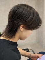 エルマーク 京都駅前(L-MARK)&nbsp;ウルフカット/メンズ/マッシュヘア/センターパート/眉毛