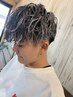 メンズカット+パーマ+ハイライト¥22000