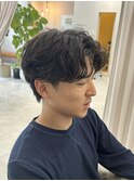 MEN’S HAIR/サーフカール/刈り上げセンターパート/伊勢崎