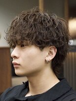 ノードオム 栄(NODE HOMME)&nbsp;シャドウパーマニュアンスパーマ波巻きスパイラルパーマ名古屋栄