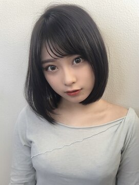 ヘアーフィックス リュウアジア 越谷店(hair fix RYU Asia) 髪質改善ストレート黒髪ボブ縮毛矯正地毛風ストレート