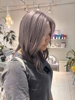ステラ ヘア デザイン サロン(STELLA hair design salon)&nbsp;ハイトーンラベンダーベージュ 【由比藤】