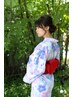 【夏季：女性限定♪】イベント前に☆浴衣着付け☆6800円　 #銀座#有楽町#東京