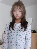 ネルケ 立川(nelke)&nbsp;立川くびれレイヤーミルクティーグレージュ透明感