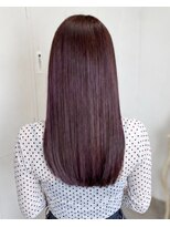 ロッカ(ROCCA)&nbsp;プラムパープル×艶ストレートロング