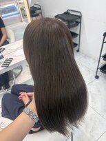ロンドルピナス 小倉(Lond Lupinus)&nbsp;縮毛矯正/ワンホンレイヤー/ミルクティーブランド/ダークブルー