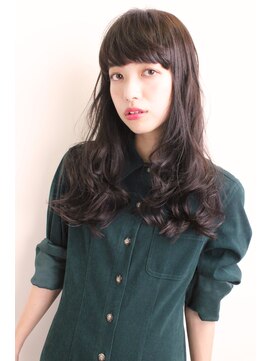 アミィヘアー(Ami Hair) 毛先カールツヤロング×ウォームベージュ