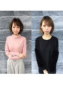 【Leh】レイヤーボブで小顔ショート☆
