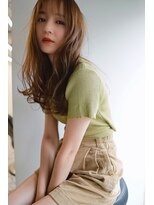 ノク(nok)&nbsp;シアベージュ_耳かけウェーブパーマフォギーベージュ