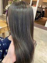 シェノン 西梅田(CHAINON) 髪質改善美髪ストレートハイライトカラー/ロングレイヤー